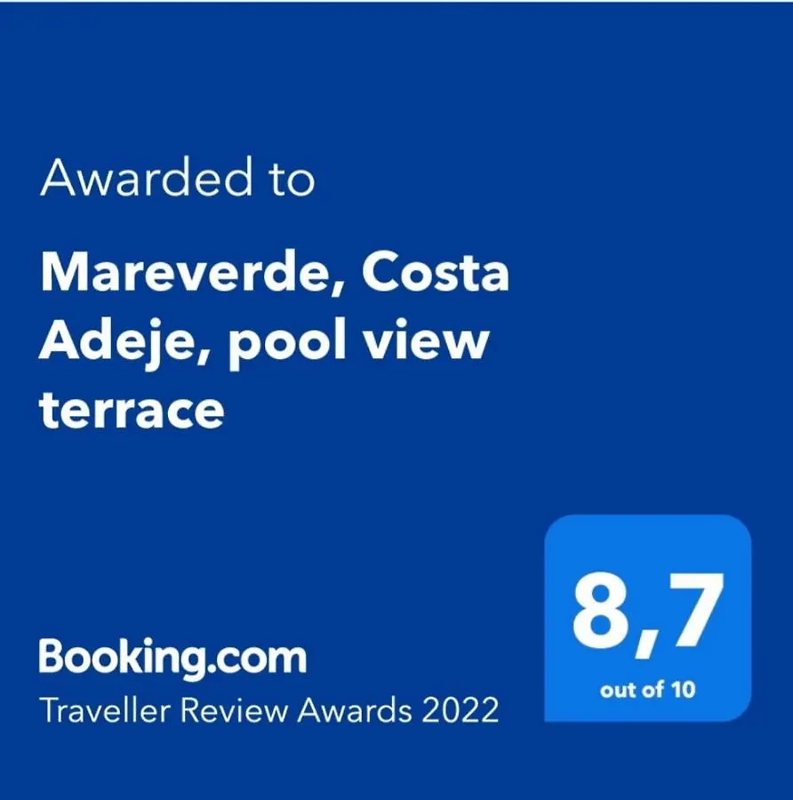 Apartment Mareverde, Costa Adeje, Pool View Terrace